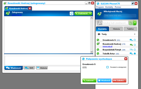 Slican CTI - Komunikator